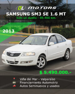 SAMSUNG SM3 1.6 SE MT - 2013