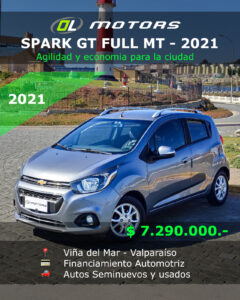 CHEVROLET SPARK GT 1.2 FULL MT AC - 2021